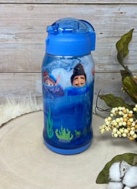 Image 1 of 18oz Luca Blue Easy Sip Tumbler