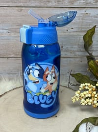Image 1 of 18oz Bluey  Blue Easy Sip Tumbler