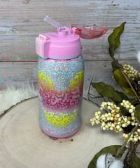 Image 1 of 18oz Ombre Mickey Mandala  Pink Easy Sip Tumbler