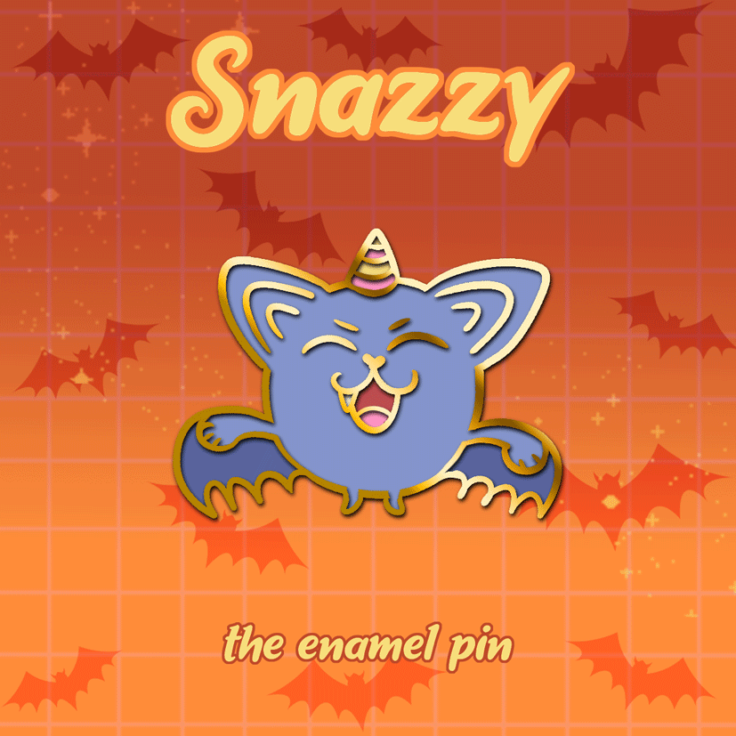 Snazzy - the enamel pin ๐ฆ