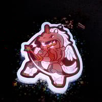 Image 2 of HORSING AROUND glow in the dark charm