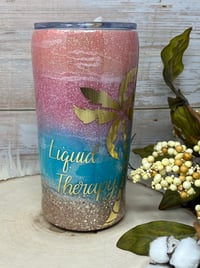 Image 1 of 22 oz Liquid Therapy Beach Tumbler