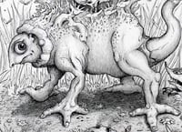Image 3 of ORIGINAL INK/ GRAPHITE SKETCHBOOK DRAWING • FRAMED