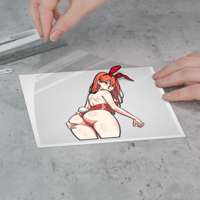 Image 2 of Bunny Power Sticker