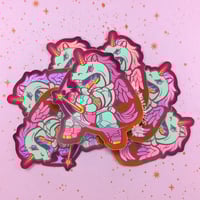 HORSING AROUND sticker