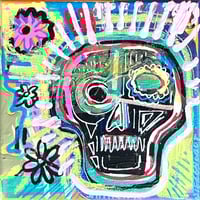 Image 2 of Life is a fiesta skull
