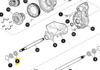 Image 1 of Rear Axle Ball Bearing- Recoil, Tracker EV, Textron Prowler 