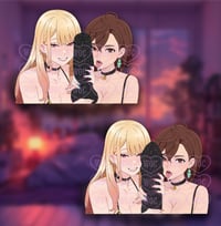 Image 1 of Cross Over Marin Kitagawa & Momo Ayase | Pink Dildo | Dragon Dildo