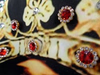 Image 5 of (Yellow Gold) Baroque jewelled bomber jacket 