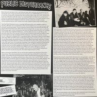 Image 3 of Public Disturbance - "S&M 45 / Live at CBGB 1984" Lp 