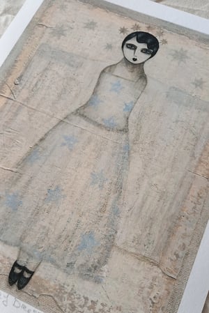 Image of PRINT - Starry Dress