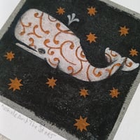 Image 2 of PRINT - Whale And The Stars
