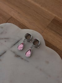 Pink Dahlia Angel Tears (Silver) 