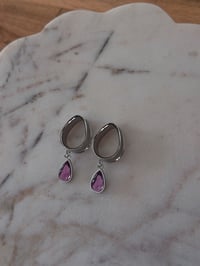 Purple Iris Angel Tears (Silver)