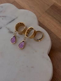 Image 3 of Purple Iris Angel Tears (Gold)