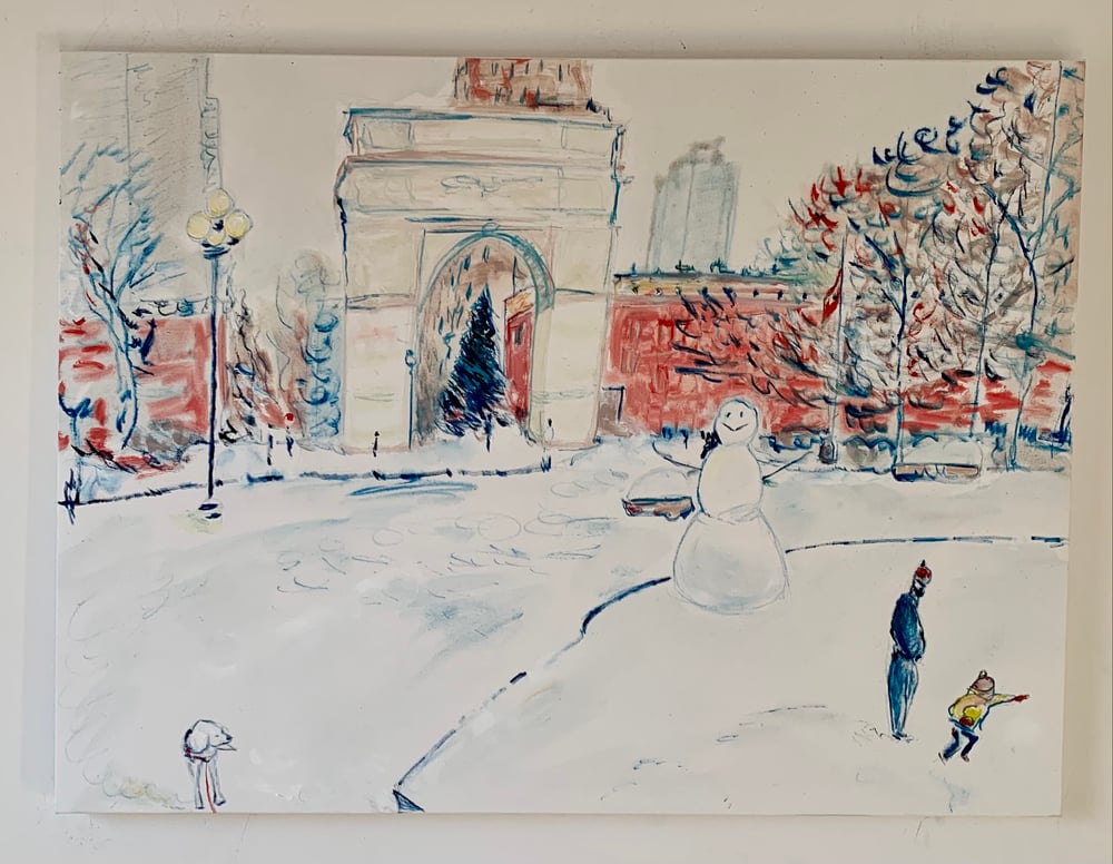 Image of Elvis hates snow