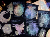Image 1 of 80 Pieces Large Size Holographic Stickers for Scrapbook Junk Journal Bullet Journals Planners Laptop