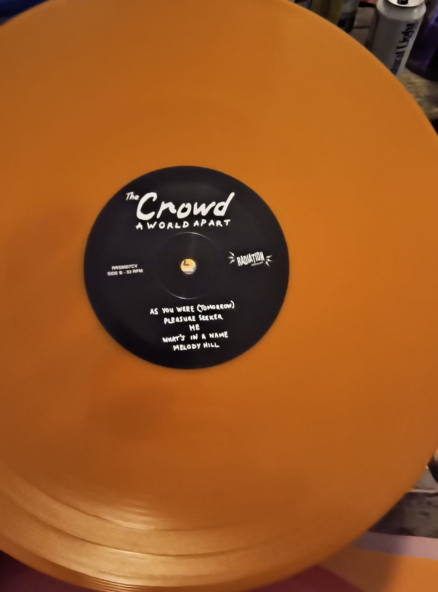 Image of the CROWD - "A World Apart" Lp (Color Vinyl)