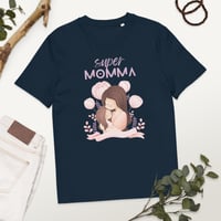 Image 1 of Super Momma Women's ribbed neck t-shirt