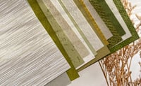 Image 3 of 15 Sheets Mixed Special Craft Paper for Scrapbooking Junk Journaling 5.8x8.3 Inch A5 (Forest Green)