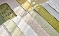 Image 4 of 15 Sheets Mixed Special Craft Paper for Scrapbooking Junk Journaling 5.8x8.3 Inch A5 (Forest Green)