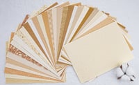Image 2 of 30 Sheets Mixed Special Craft Paper for Scrapbooking Junk Journal 5.8x8.3 Inch A5 (Warm Earth)