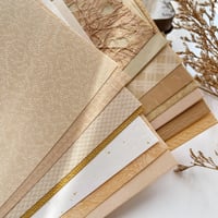 Image 3 of 30 Sheets Mixed Special Craft Paper for Scrapbooking Junk Journal 5.8x8.3 Inch A5 (Warm Earth)