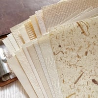 Image 4 of 30 Sheets Mixed Special Craft Paper for Scrapbooking Junk Journal 5.8x8.3 Inch A5 (Warm Earth)