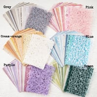 Image 3 of 156 Sheets Scrapbook Paper and Mesh Fabric Assorted Set 3.9x5.5 Inch