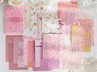 Image 3 of 156 Sheets 6 Pack Mixed Special Textured Paper for Scrapbook Junk Journal 3.9x5.5 Inch