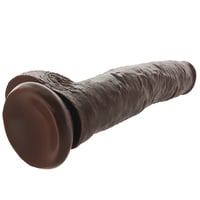 Image 6 of King Cock 14 Inch Cock with Balls in Chocolate