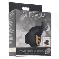 Image 1 of Shegasm Mini Silicone Clitoral Suction Vibe in Black