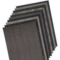 Image 3 of 20 Sheets Textured Scrapbook Paper Assorted Set 5.8x8.3 Inch A5 (Black & Gray)