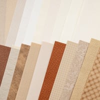 Image 5 of 20 Sheets Textured Scrapbook Paper Assorted Set 5.8x8.3 Inch A5 (Cream & Coffee)