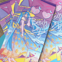 Image 1 of BEACH DAY MIKU-PRINT