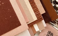 Image 2 of 15 Sheets Mixed Special Craft Paper for Scrapbook Junk Journal 5.8x8.3 Inch A5 (Mocha Blush)