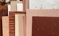 Image 4 of 15 Sheets Mixed Special Craft Paper for Scrapbook Junk Journal 5.8x8.3 Inch A5 (Mocha Blush)