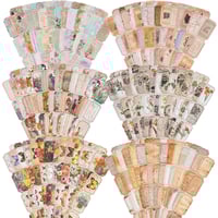 Image 1 of Vintage Style Label Stickers Set (180 Pieces) for Art Journaling Scrapbooking Planner Bullet Junk Jo