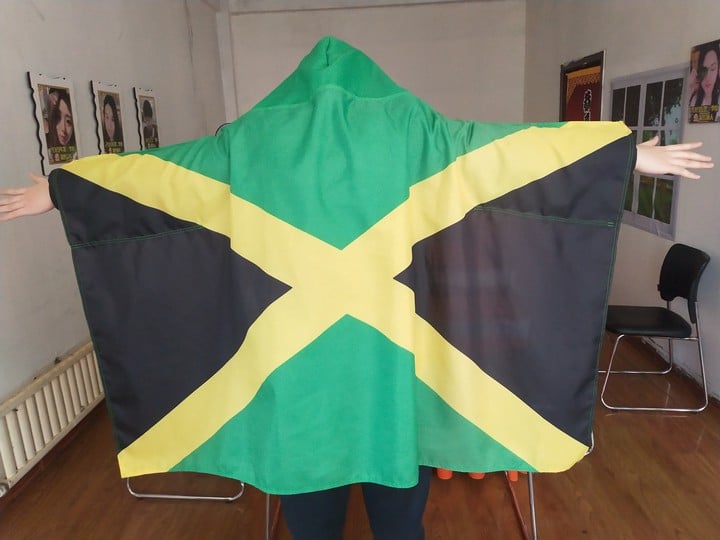 Image of Rep your island Handsfree Flag Hoody Cape (Tell us your country)