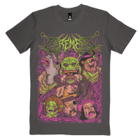 Image 1 of 'fairytale ogre' charcoal tee 