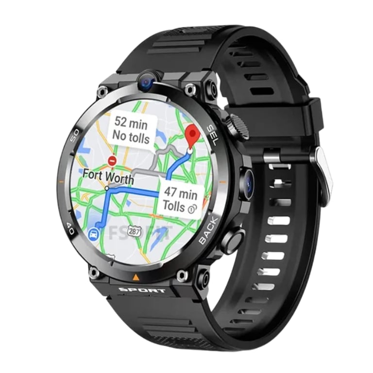 MSL 1.39-inch 4G Network Smart Watch - Dual Camera, GPS, NFC, Android, and Waterproof