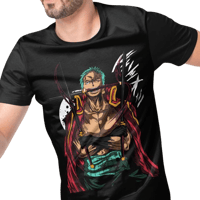 Roronoa Zoro Vector T-shirt Design Template #2