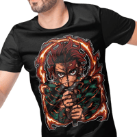 Tanjiro Kamado Vector T-shirt Design Template#1