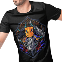 Agumon Digimon Vector T-shirt Design Template#1