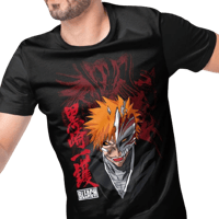 Ichigo Kurosaki Bleach Anime Vector T-shirt 