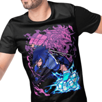 Sasuke Uchiha Anime Vector T-shirt Design Template
