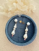 Image 1 of Baby Baroque Pearl Drop Earrings