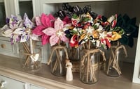 Image 1 of Memory Flowers custom created from 8 precious Princess dresses