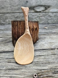 Image 1 of Grevillia eating spoon.