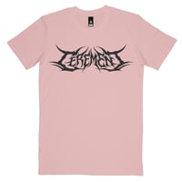 'logo' pink tee